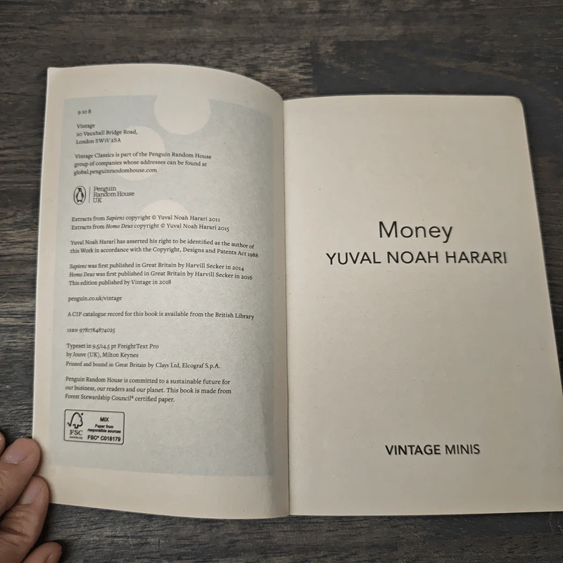 Money Yuval Noah Harari - Vintage Minis รูปที่ 6