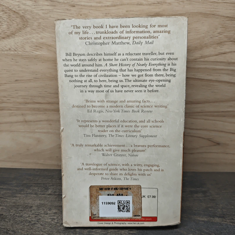 A Short History of Nearly Everything - Bill Bryson รูปที่ 5