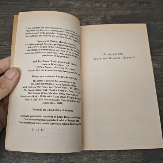 Blink: The Power of Thinking Without Thinking - Malcolm Gladwell รูปที่ 6