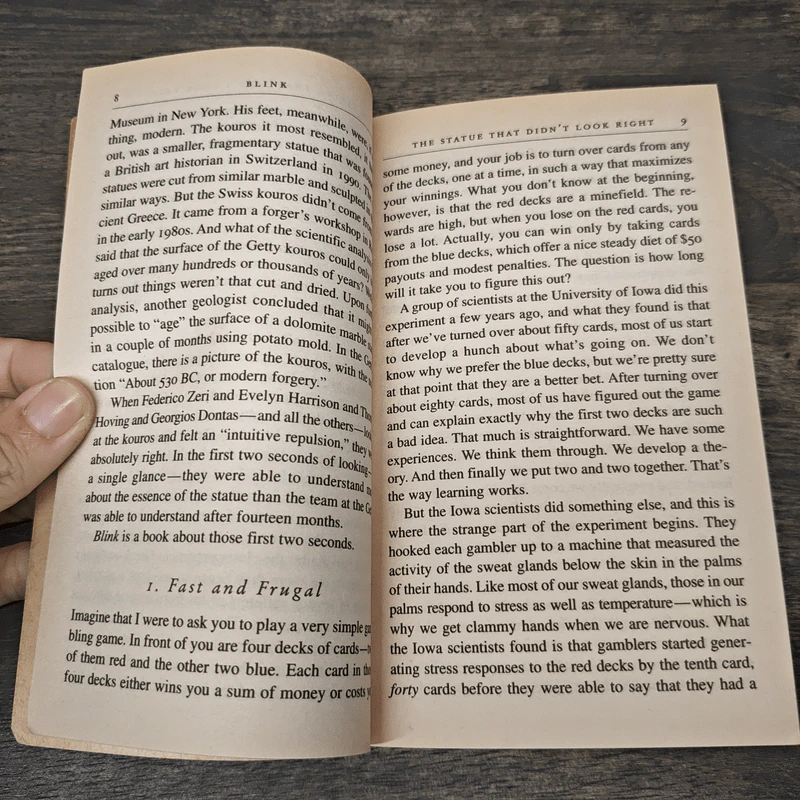 Blink: The Power of Thinking Without Thinking - Malcolm Gladwell รูปที่ 8