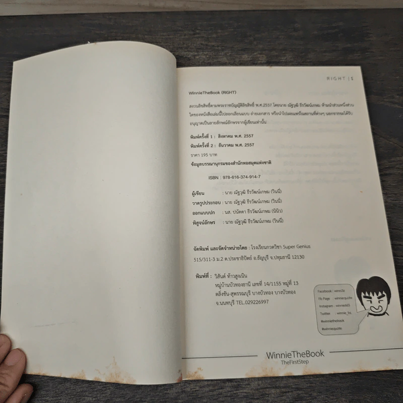 WinnieTheBook (RIGHT) - ณัฐวุฒิ ธีรวัฒน์เกษม (วินนี่) รูปที่ 6