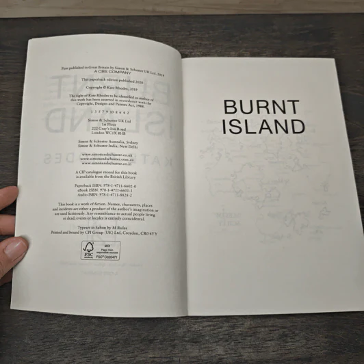Burnt island - Kate Rhodes รูปที่ 6