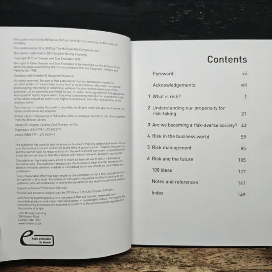 Risk: All That Matters - Sue Stockdale, Clive Steeper รูปที่ 6