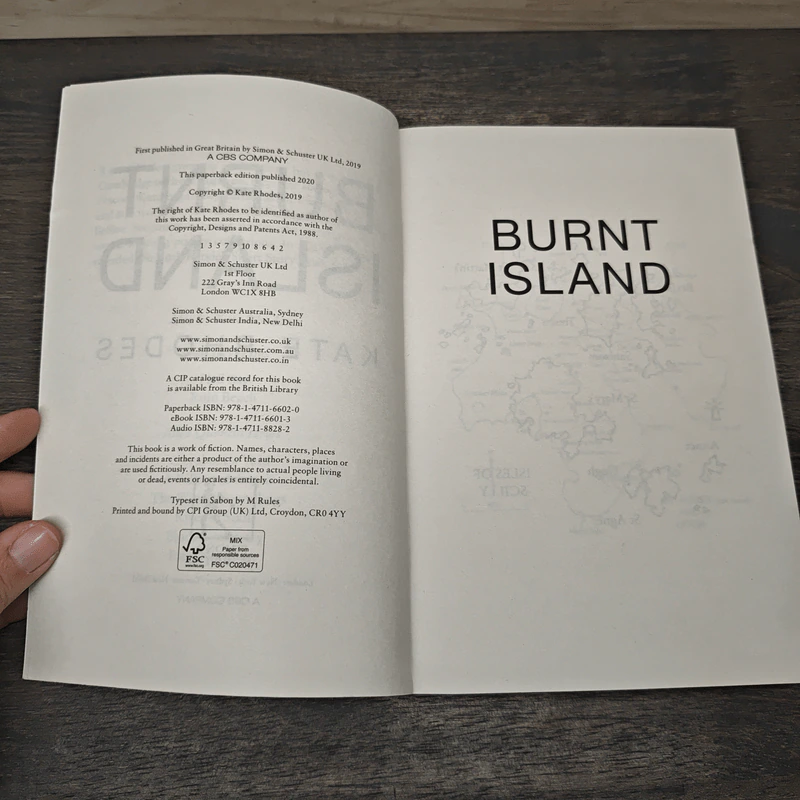 Burnt island - Kate Rhodes รูปที่ 6