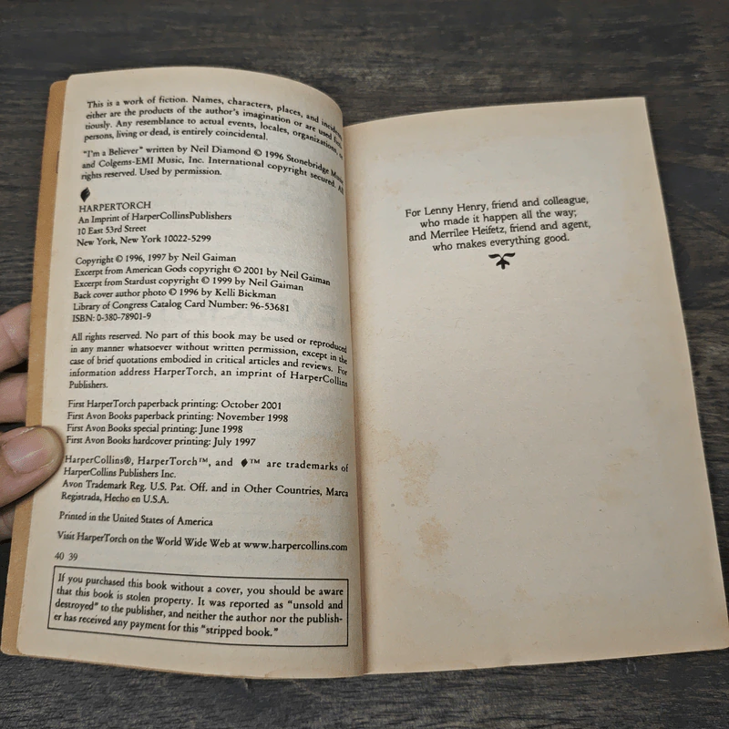 Neverwhere - Neil Gaiman รูปที่ 6