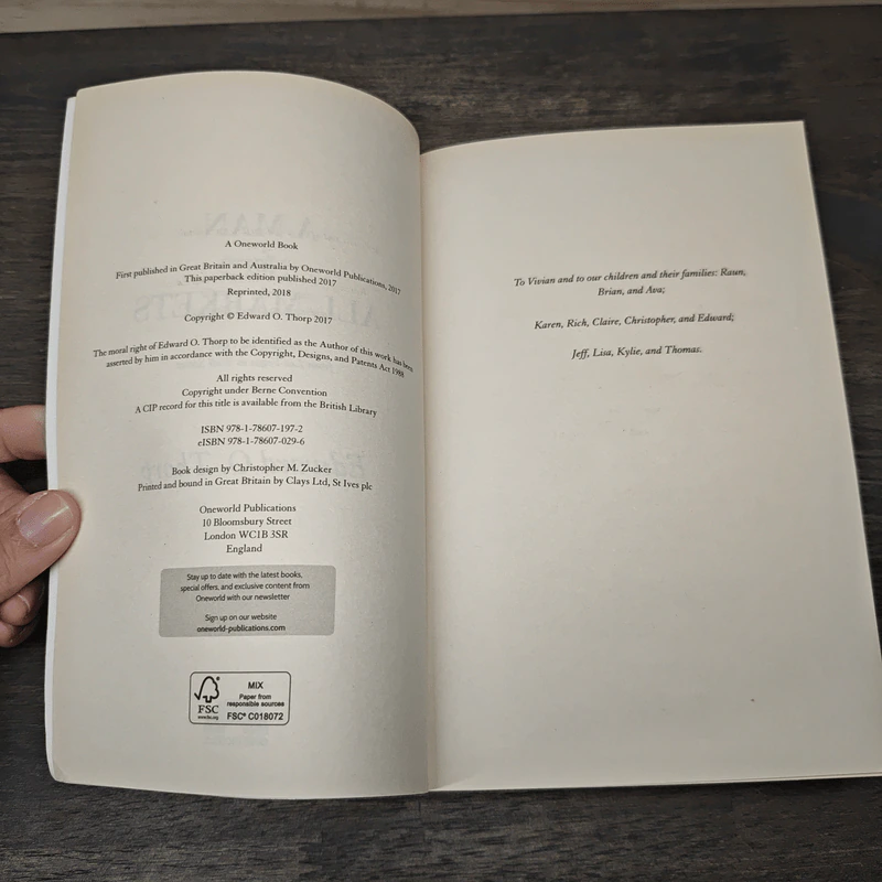 A Man for All Markets - Edward O. Thorp รูปที่ 6