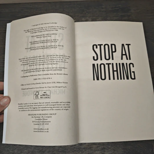 Stop at Nothing - Michael Ledwidge รูปที่ 6
