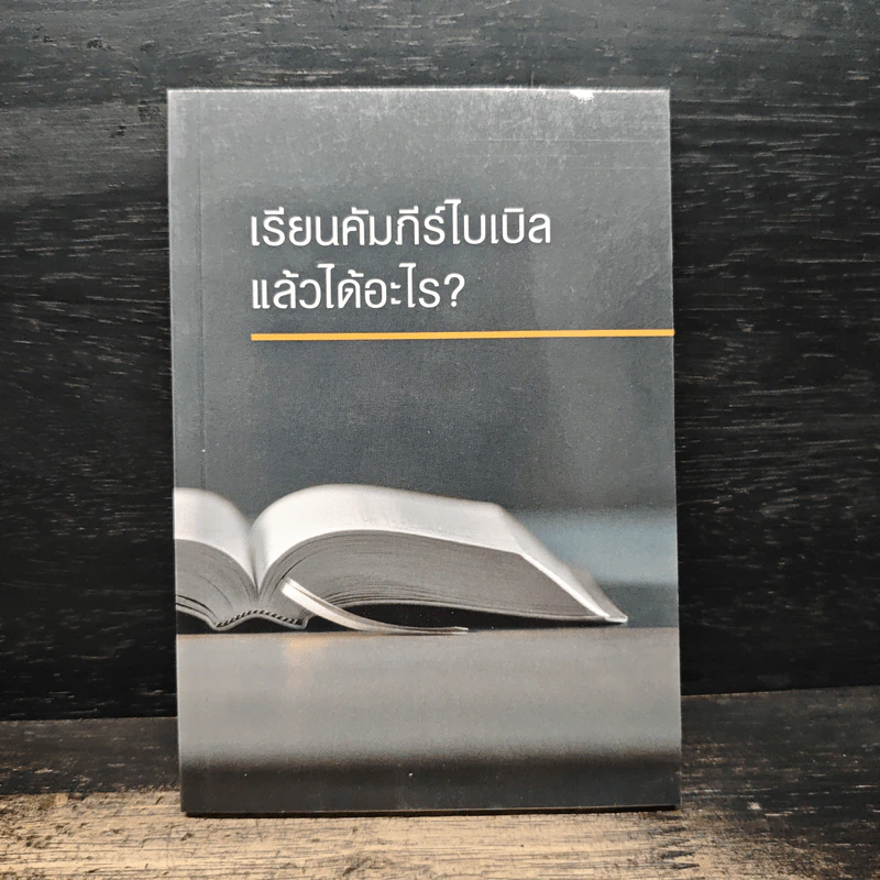 เรียนคัมภีร์ไบเบิลแล้วได้อะไร? รูปที่ 1