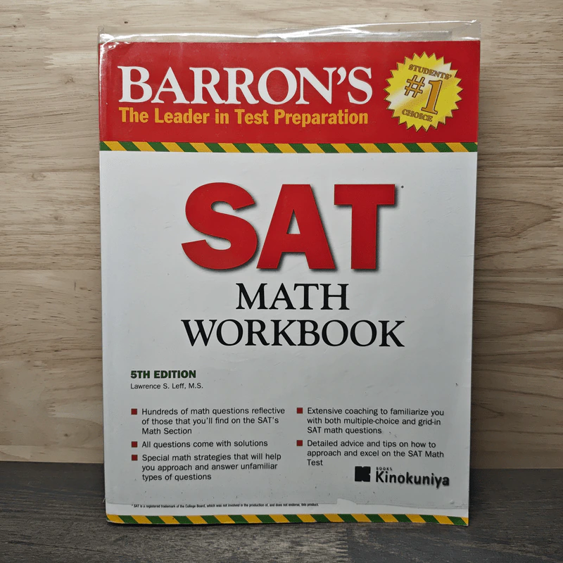SAT MATH WORKBOOK รูปที่ 1