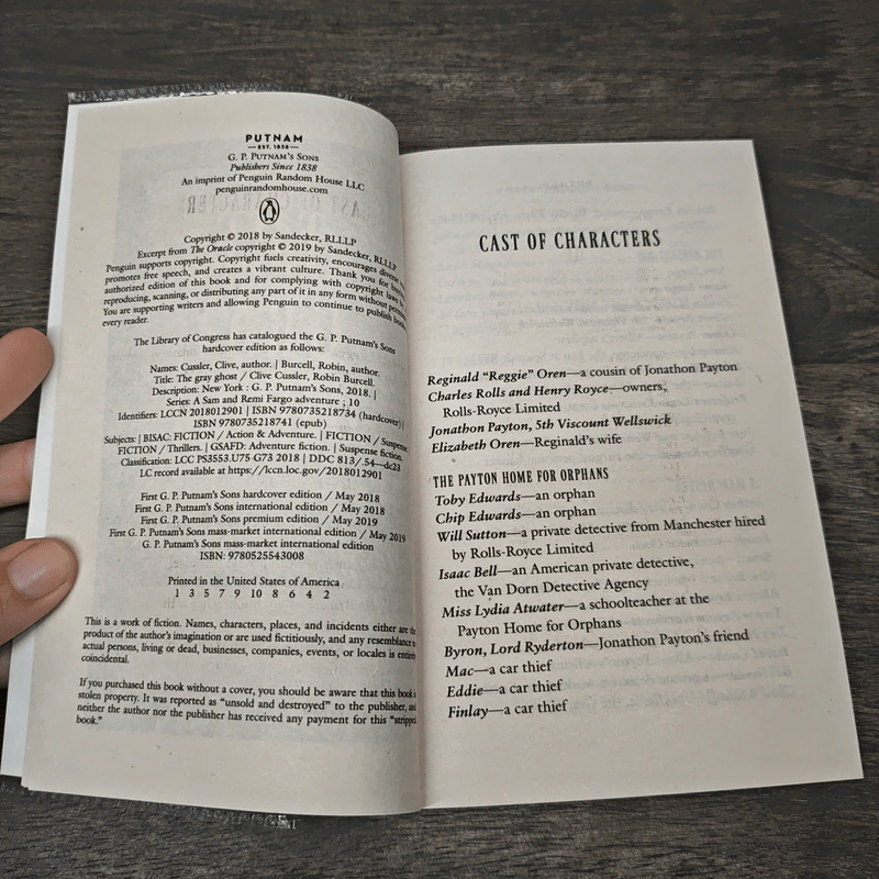 The Gray Ghost - Clive Cussler, Robin Burcell รูปที่ 6