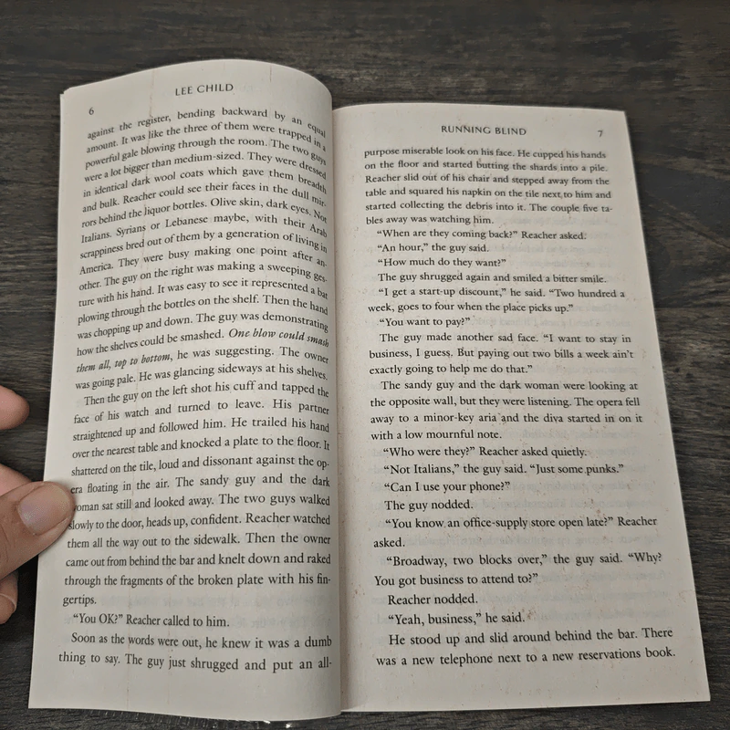Running Blind - Lee Child รูปที่ 7