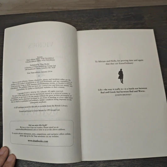 Vicious - V.E. Schwab รูปที่ 6