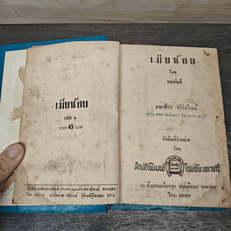 เมียน้อย 2 เล่มจบ - ทมยันตี รูปที่ 6