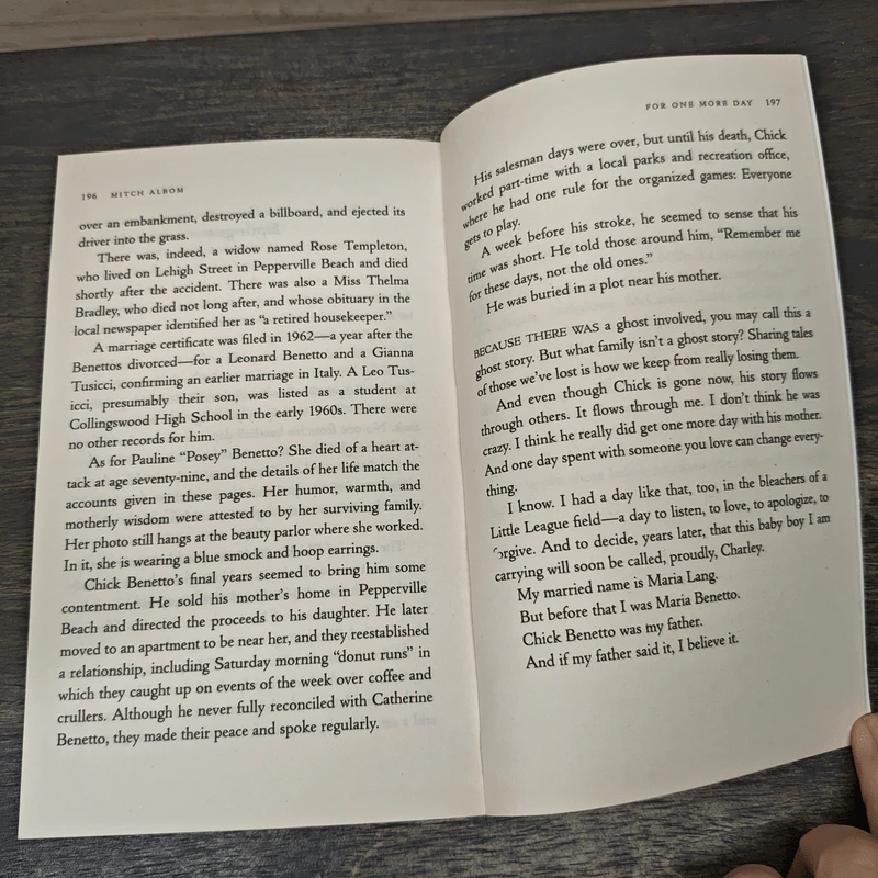 For One More Day - Mitch Albom รูปที่ 8