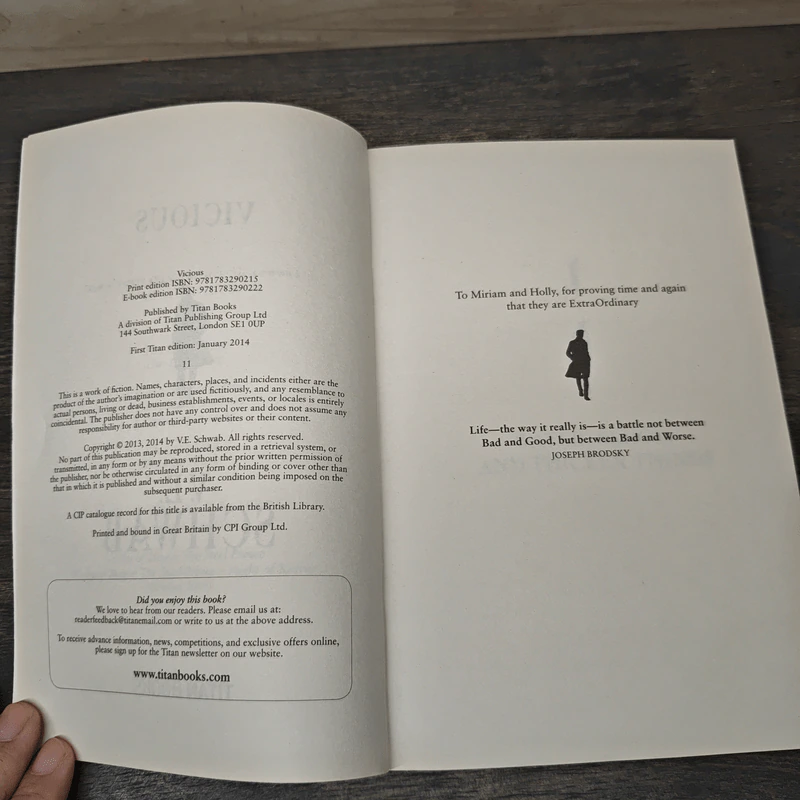 Vicious - V.E. Schwab รูปที่ 6