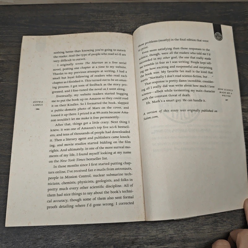 The Martian - Andy Weir รูปที่ 8