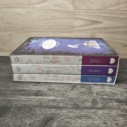 นิยายแจ่มใส Boxset ความรู้สึกดี ที่เรียกว่ารัก ชุด หอหลอนรัก 3 เล่ม รูปที่ 2