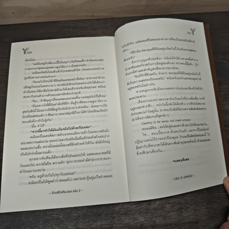 ข้ามฟ้าเคียงเธอ 2 เล่มจบ - CEO.ft ennice รูปที่ 8