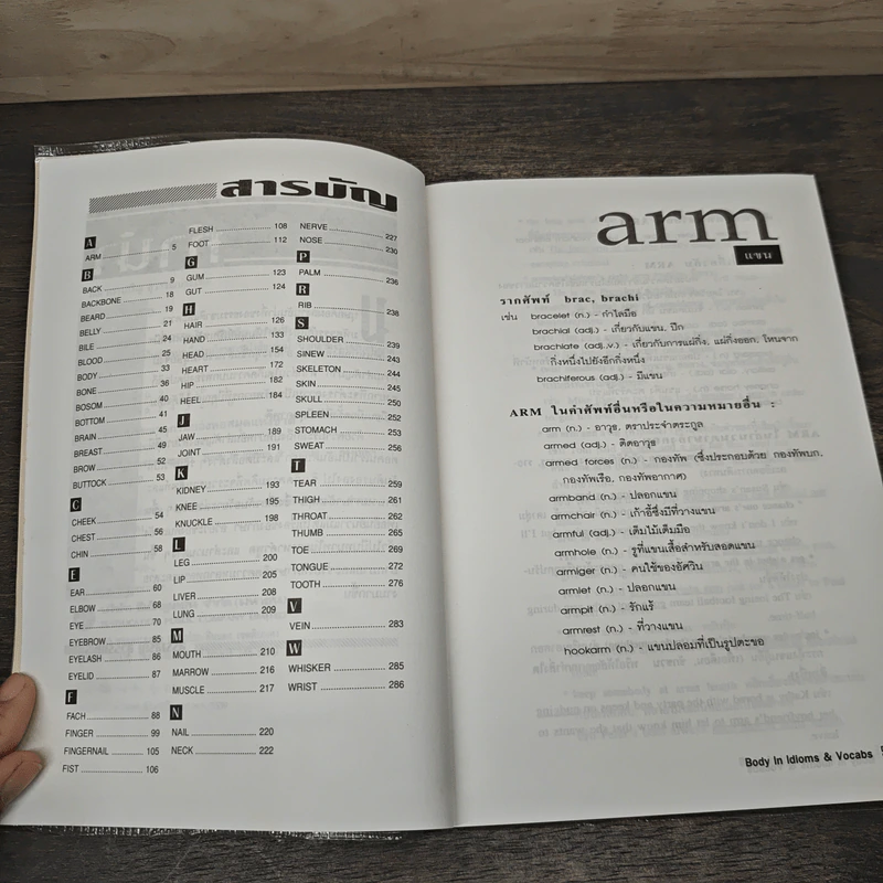 ศัพท์สำนวนอังกฤษจากหัวจรดเท้า - สรรเสริญ สุวรรณประเทศ รูปที่ 7