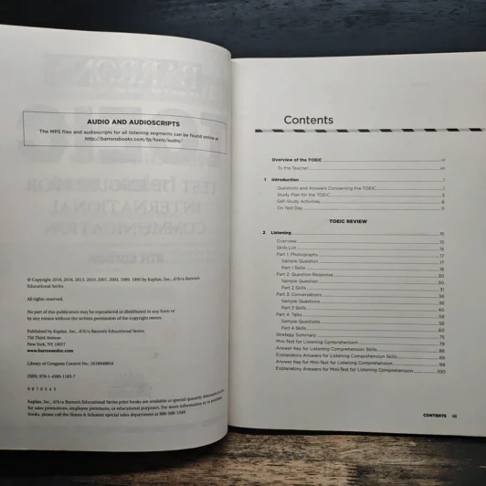 Barron's TOEIC: Test of English for International Communication รูปที่ 6