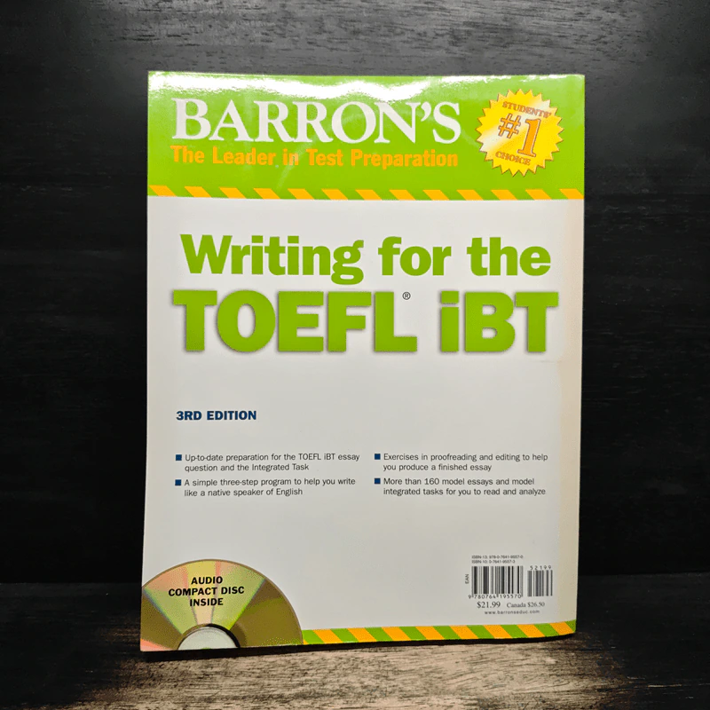 Barron's Writing for the TOEFL iBT รูปที่ 2