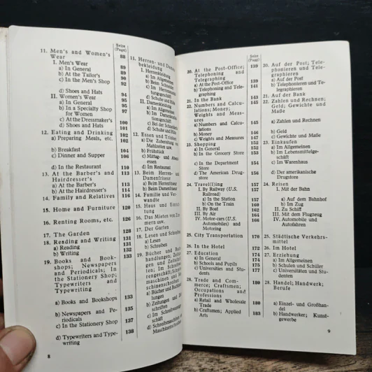Langenscheidts Konversationsbuch Englisch-Deutsch รูปที่ 8