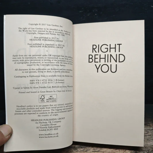 Right Behind You - Lisa Gardner รูปที่ 6