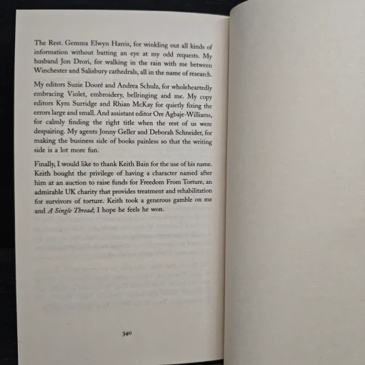 A Single Thread - Tracy Chevalier รูปที่ 8