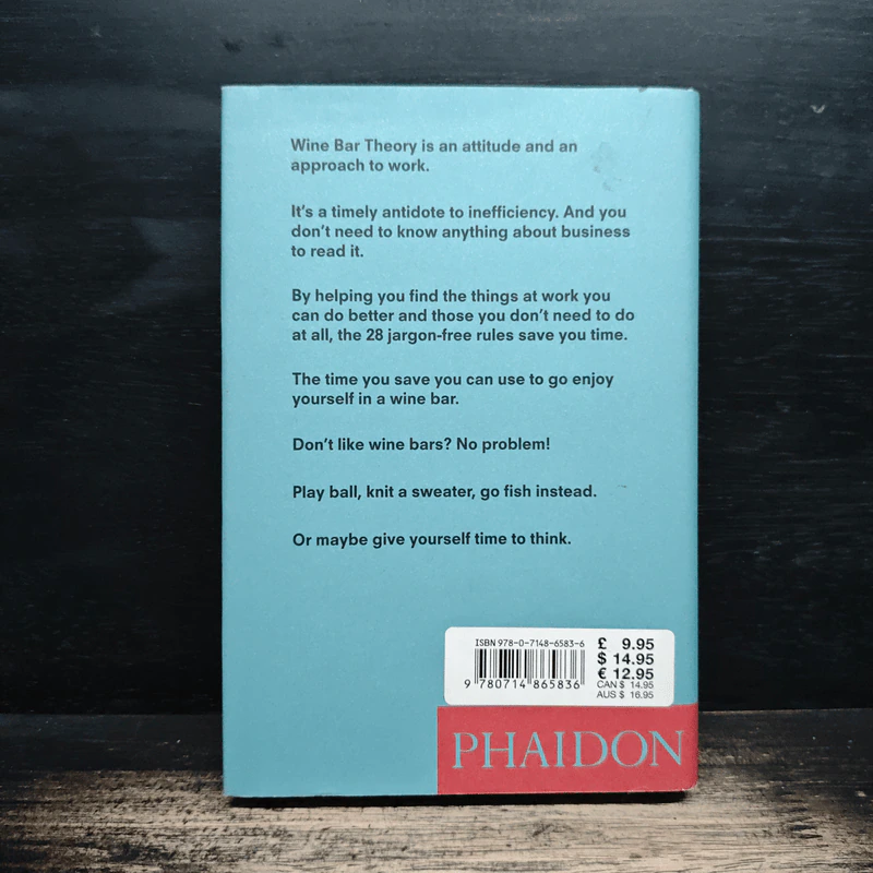 Wine Bar Theory - David Gilbertson รูปที่ 2
