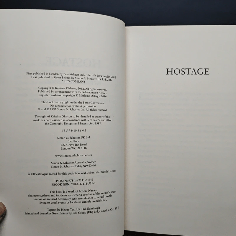 Hostage - kristina Ohlsson รูปที่ 6