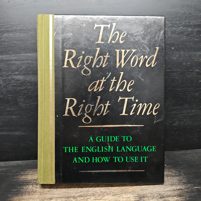 The Right Word at the Right Time รูปที่ 1