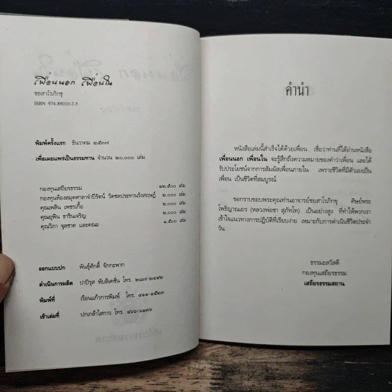 เพื่อนนอก เพื่อนใน - ชยสาโรภิกขุ รูปที่ 6