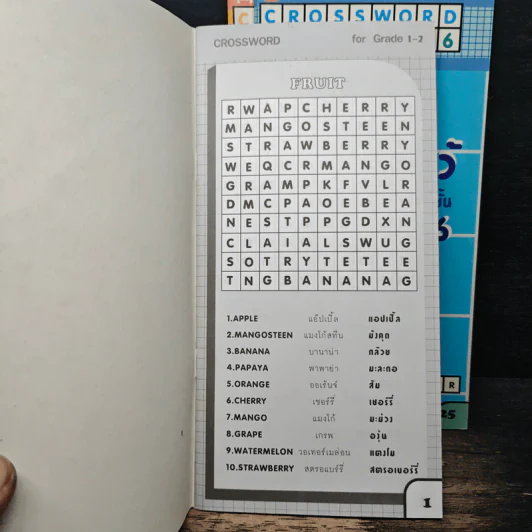 หนังสือ ปริศนาอักษรไขว้ สำหรับนักเรียนชั้น ป.1-6 รูปที่ 6