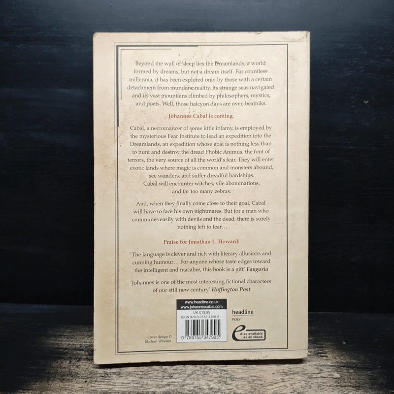 Johannes Cabal the Fear Institute - Jonathan L. Howard รูปที่ 2