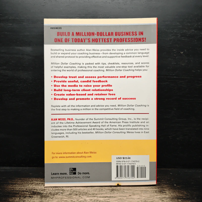 Million Dollar Coaching - Alan Weiss, Ph.D. รูปที่ 2