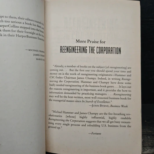 Reengineering The Corporation - Michael Hammer, James Champy รูปที่ 6