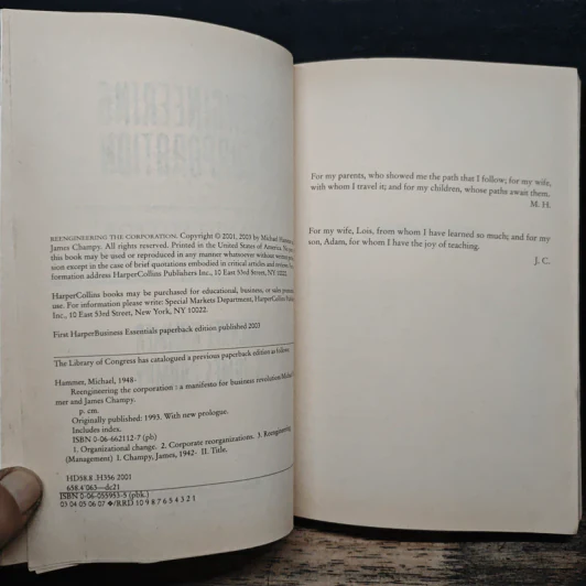 Reengineering The Corporation - Michael Hammer, James Champy รูปที่ 7
