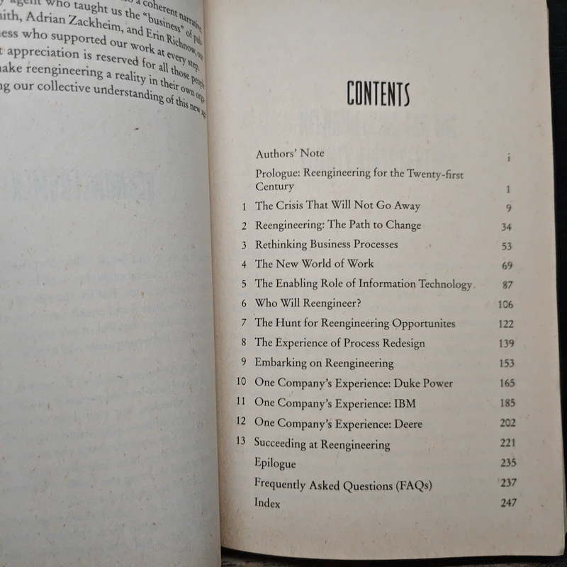 Reengineering The Corporation - Michael Hammer, James Champy รูปที่ 9