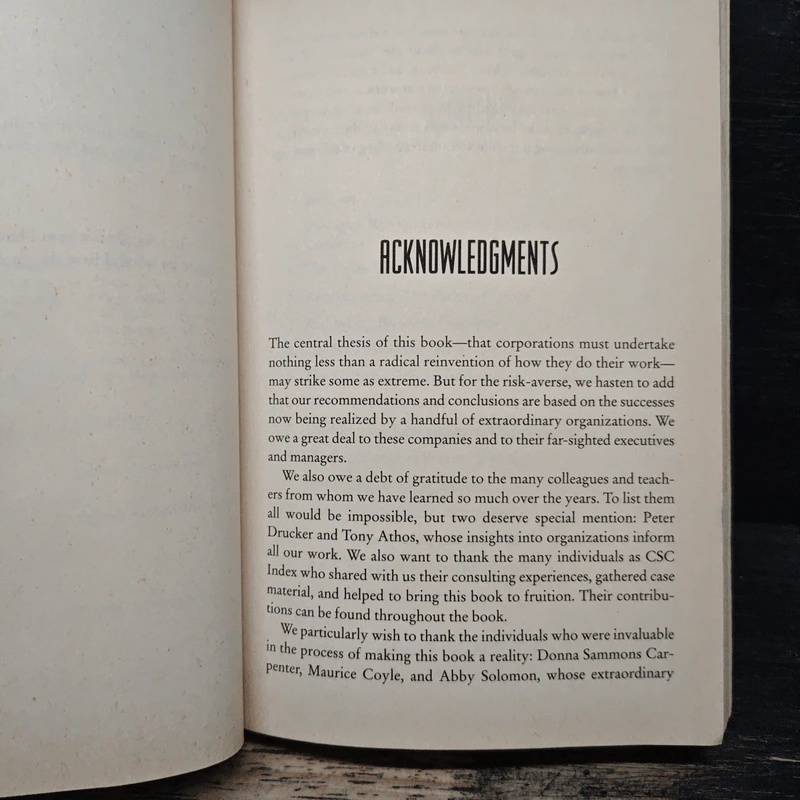 Reengineering The Corporation - Michael Hammer, James Champy รูปที่ 8