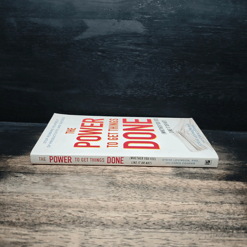 The Power to Get Things Done - Steve Levinson รูปที่ 3