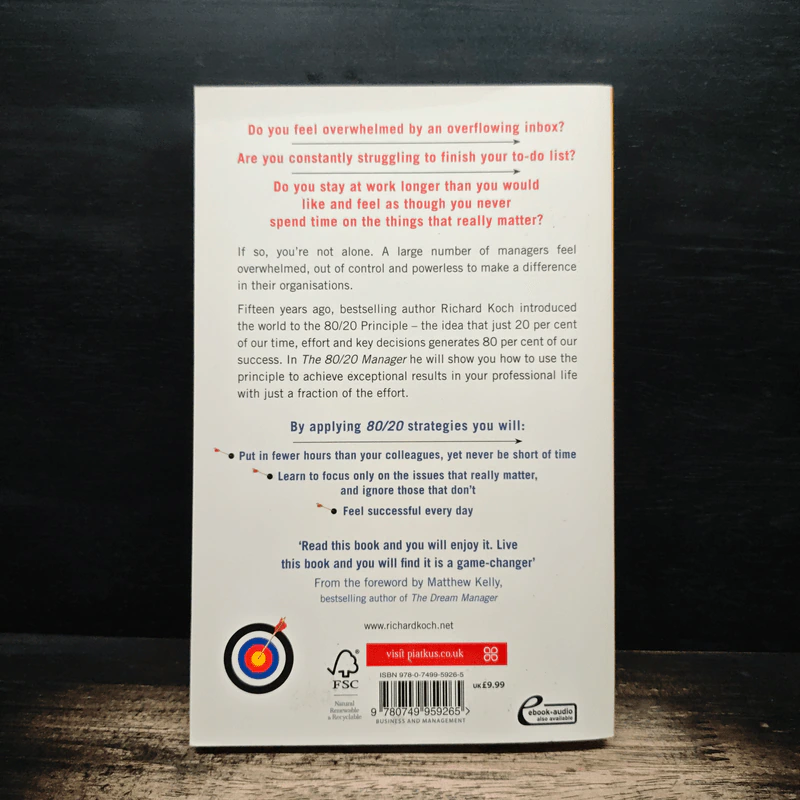 The 80/20 Manager: Ten Ways to Become a Great Leader - Richard Koch รูปที่ 2