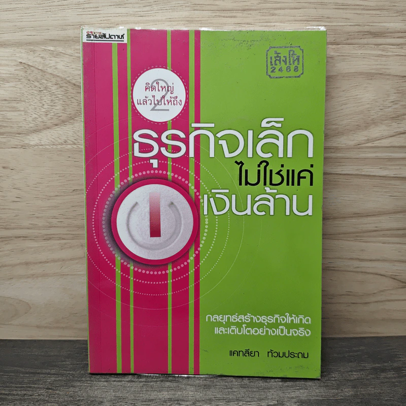 ธุรกิจเล็กไม่ใช่แค่เงินล้าน - แคทลียา ท้วมประถม รูปที่ 1