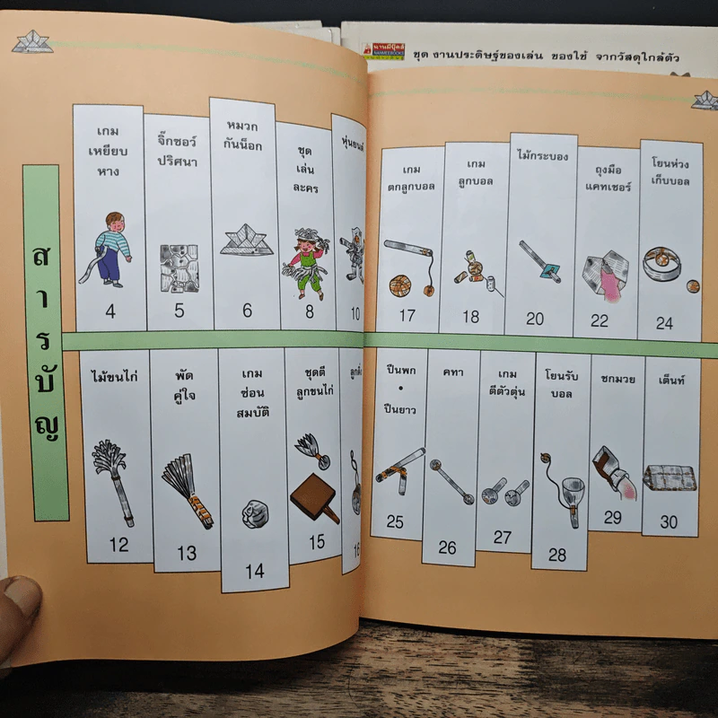 ชุด งานประดิษฐ์ของเล่น ของใช้ จากวัสดุใกล้ตัว 8 เล่ม - ทาเคอิ ชิโร่ รูปที่ 25