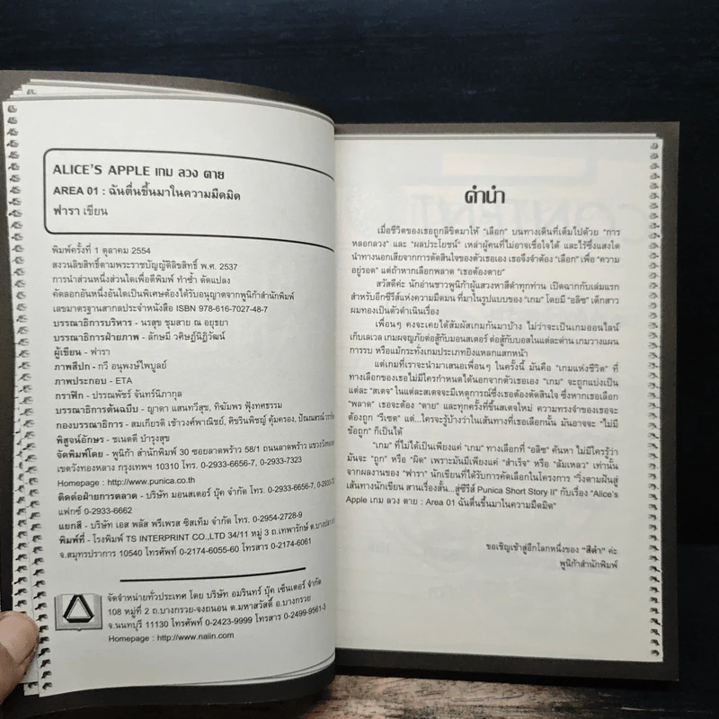 ALICE'S APPLE เกมลวงตาย AREA 01: ฉันตื่นขึ้นมาในความมืดมิด รูปที่ 6
