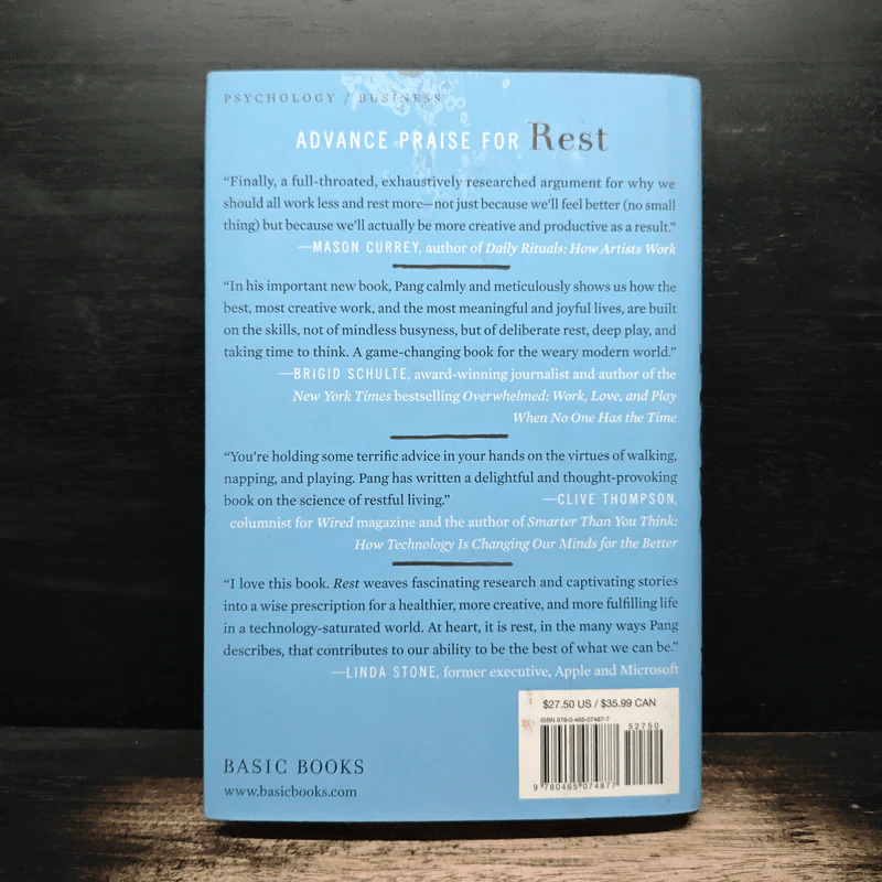 Rest: Why You Get More Done When You Work Less - Alex Soojung-Kim Pang รูปที่ 2