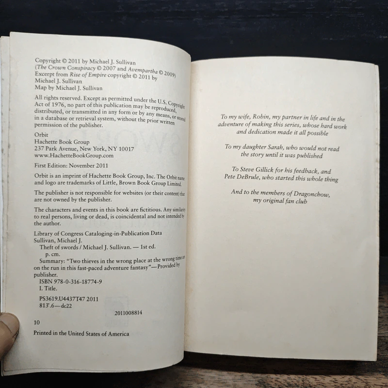 Theft of Swords - Michael J. Sullivan รูปที่ 6