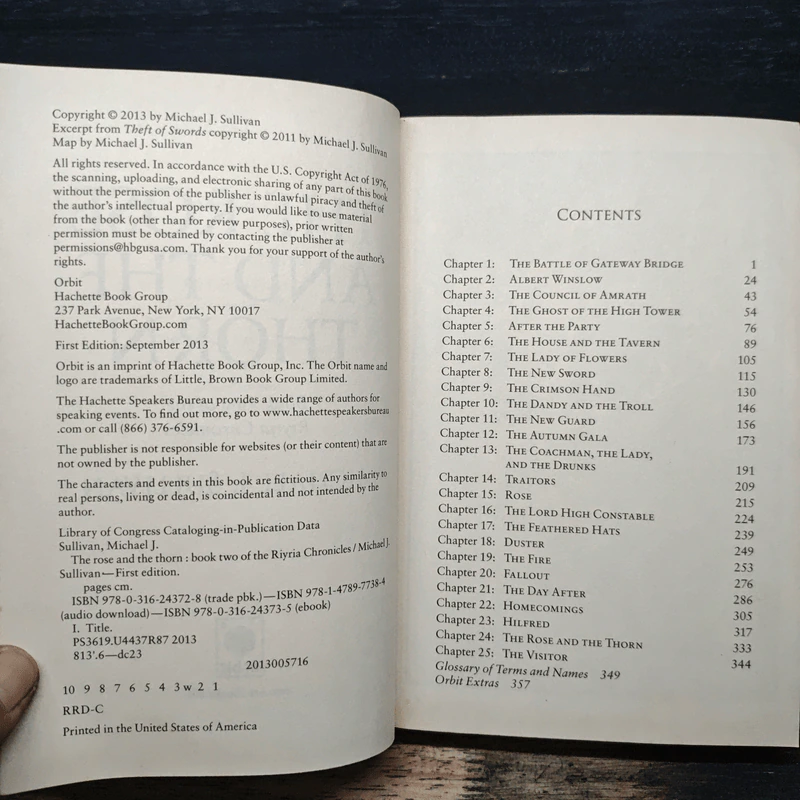 The Rose and the Thorn - Michael J. Sullivan รูปที่ 6