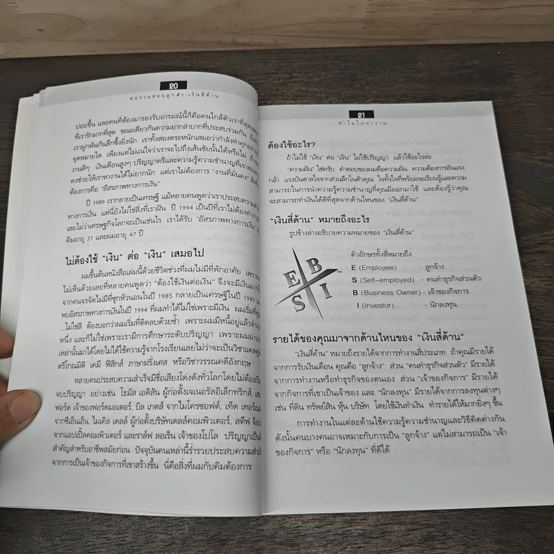 Cashflow Quadrant พ่อรวยสอนลูก #2 เงินสี่ด้าน - Robert T. Kiyosaki รูปที่ 9