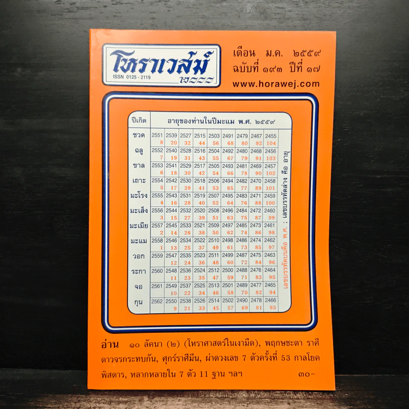 โหราเวสม์ ปีที่ 17 ฉบับที่ 193 ม.ค.2559 รูปที่ 1