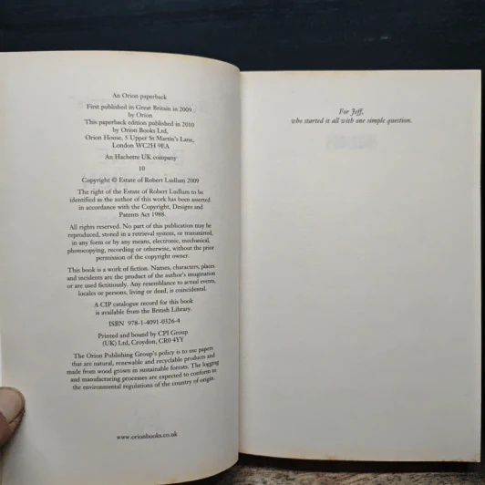 The Bourne Deception - Eric Van Lustbader รูปที่ 6